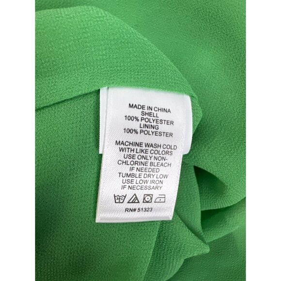 1.State blouses size 2 XL color fresh grass polyester sleeves have slits and ruf - Picture 7 of 7